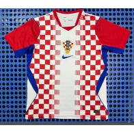 Other Croatia National Team 2026 Player Spain Jersey Red/White Checkered Soccer Shirt Red - 1