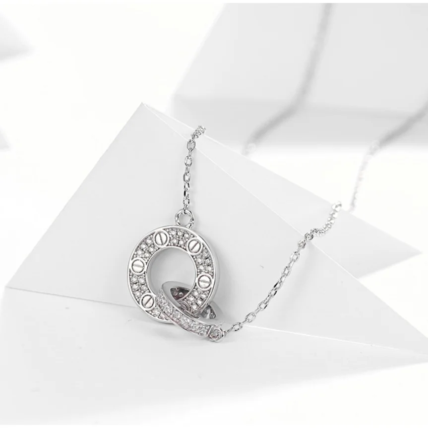 Cartier Cartier Love Q Necklace Silver Jewelry Silver - 1