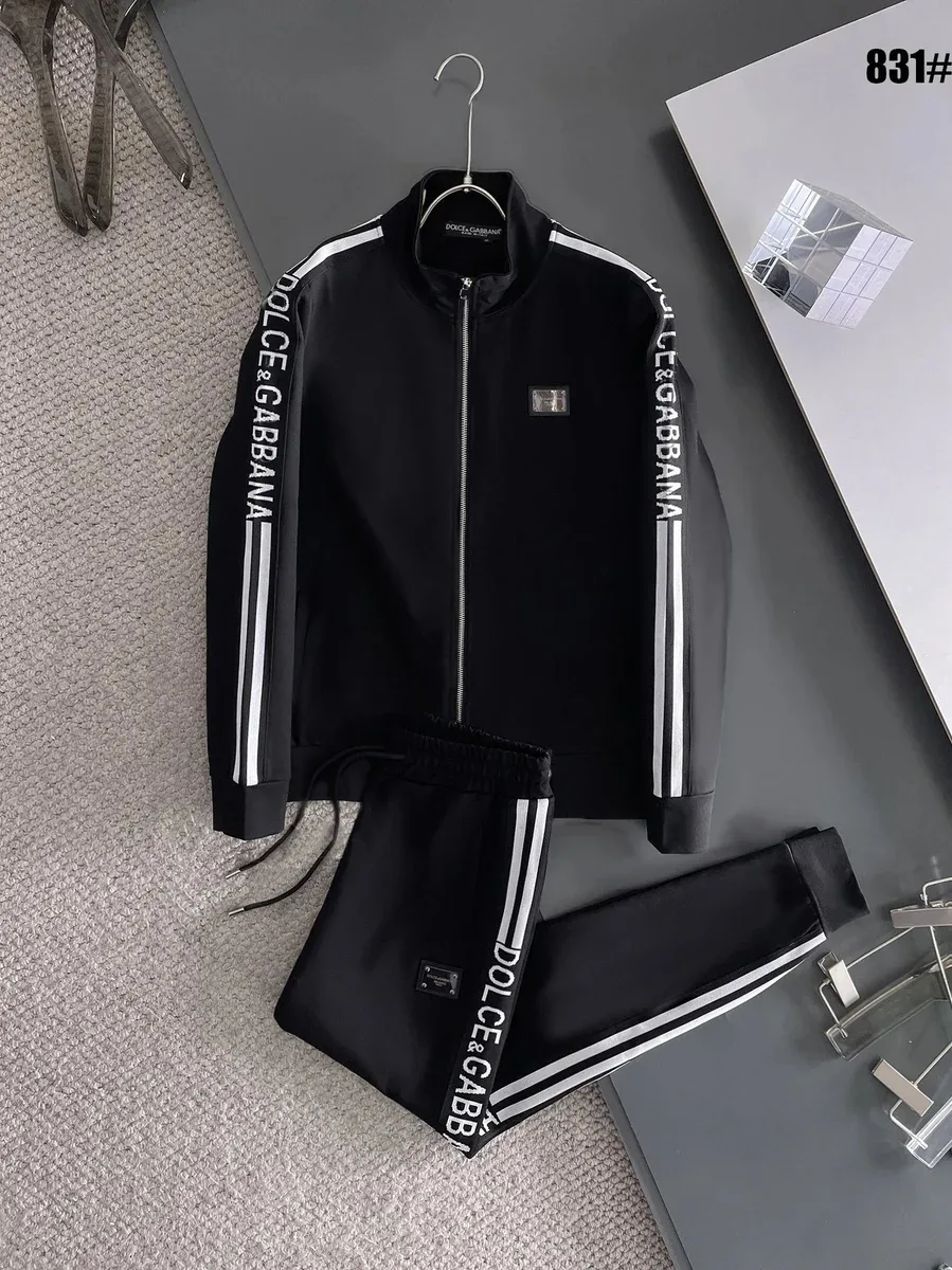 Dolce & Gabbana Dolce & Gabbana Black/White Striped Co-ord Set Black - 1
