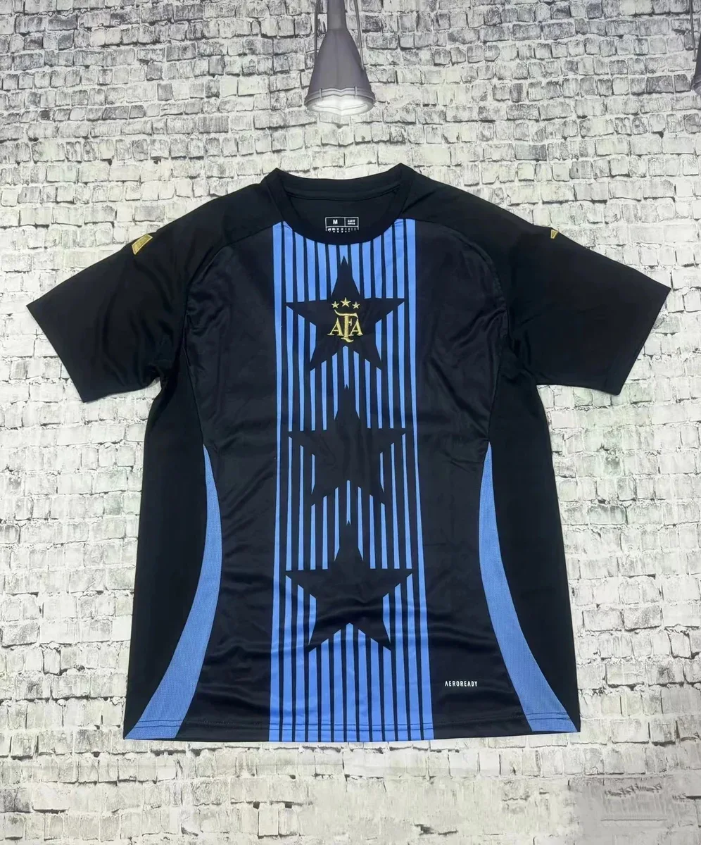 Adidas Adidas Classic Football Argentina Pre-Match Jersey Black/Blue Black - 1