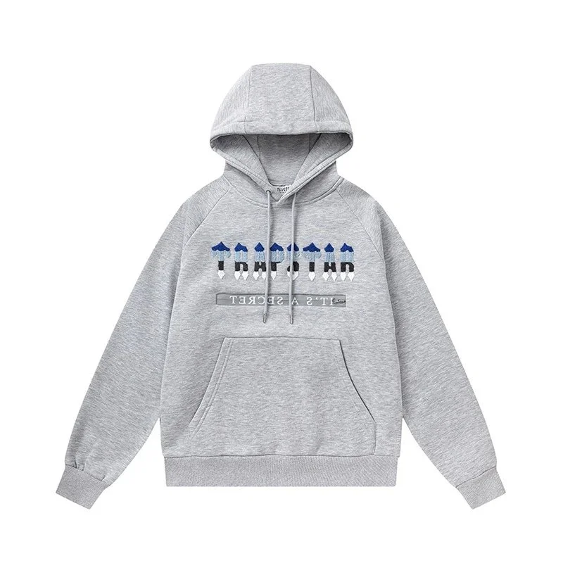 Trapstar Trapstar Heather Grey Hoodie Grey - 1