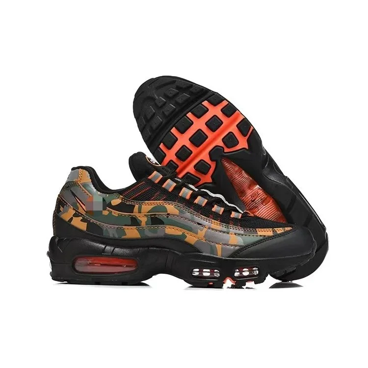Nike Nike Air Max 95 Camo Black Orange Sneakers Black - 1
