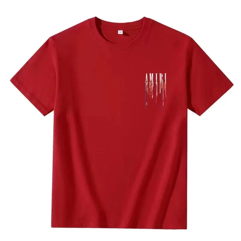 Amiri Amiri Red AMIRI Logo T-Shirt Red - 1