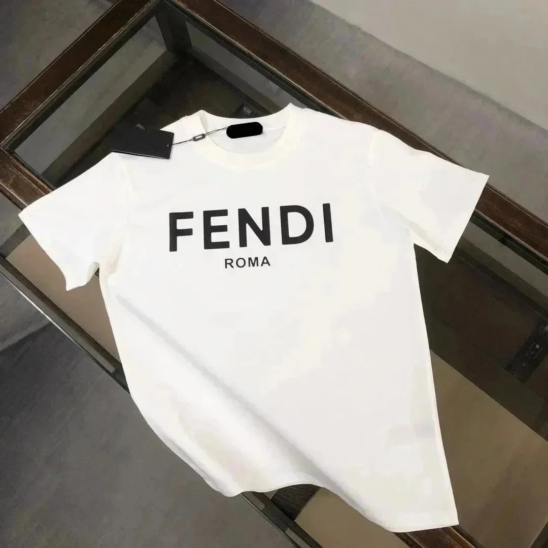 Fendi Fendi FENDI ROMA White Graphic T-Shirt White
