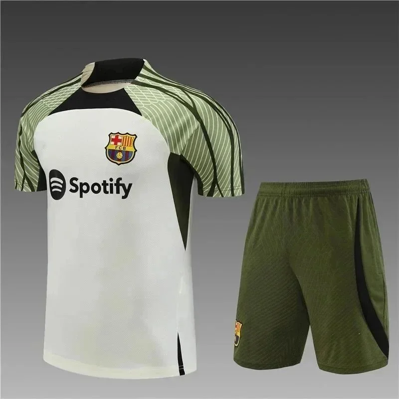 Other FCB Spotify Goalkeeper Kit White/Green Soccer Set White - 1