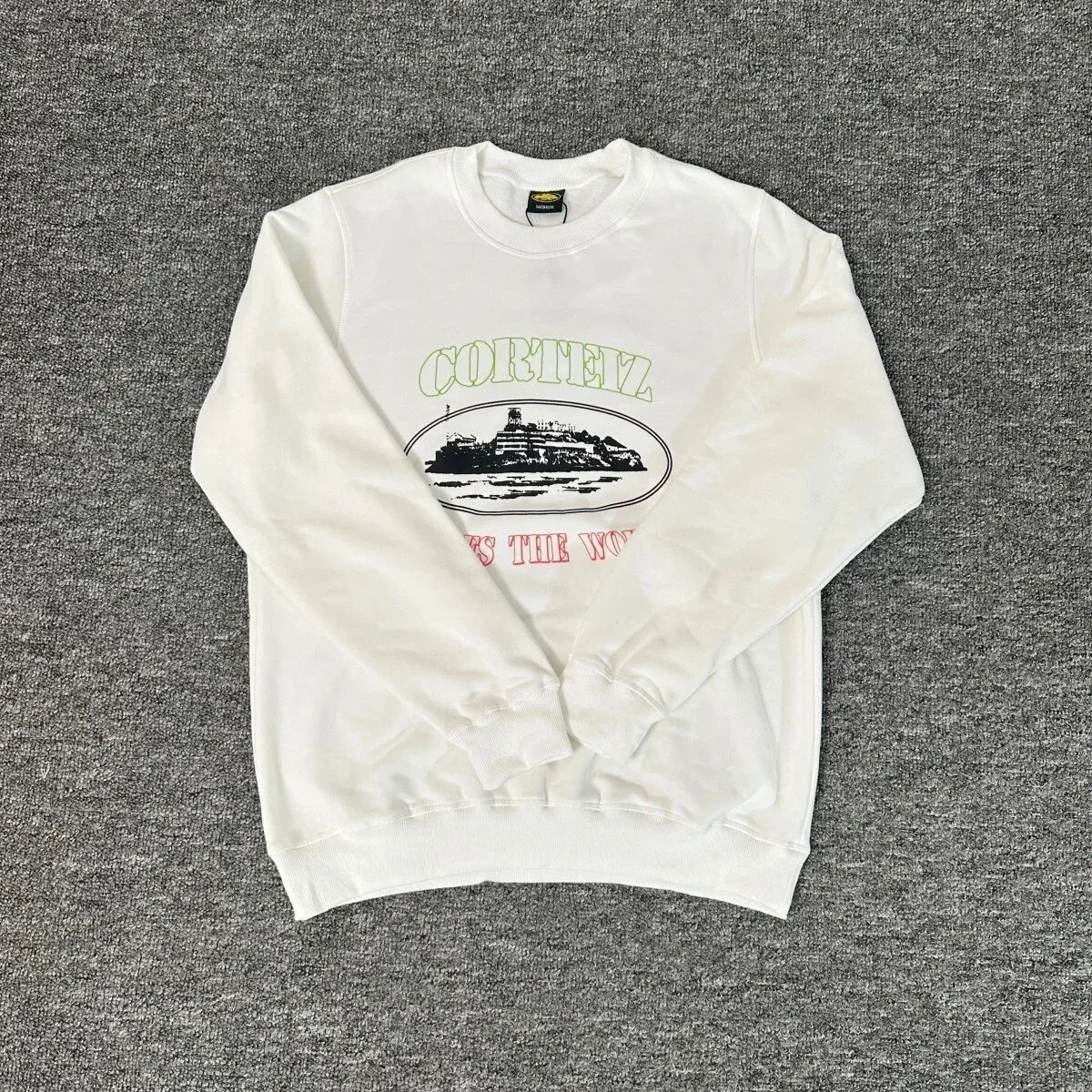 Corteiz Corteiz White Crewneck Sweatshirt White - 1