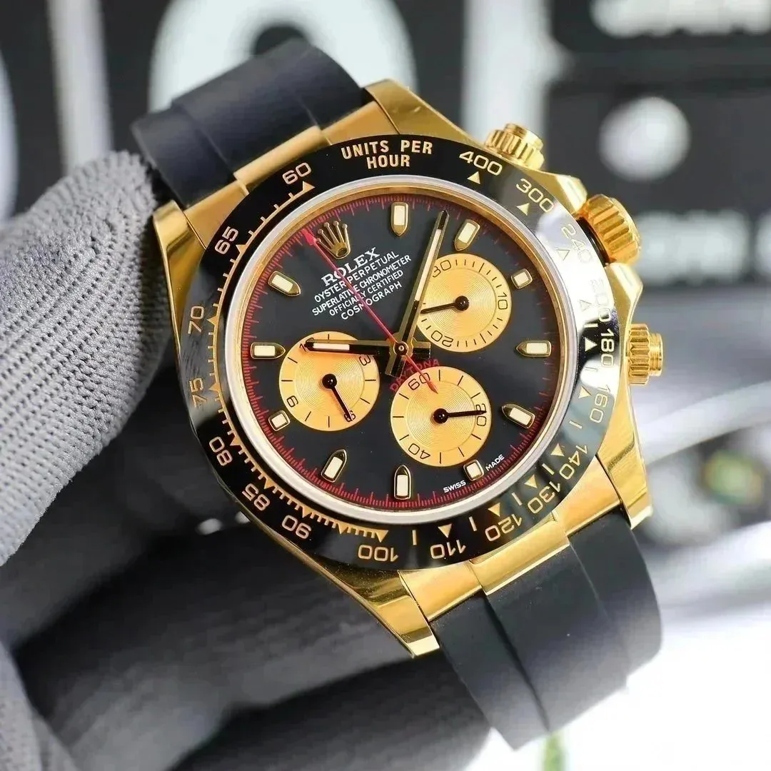 Rolex Rolex Daytona 62650 Black & Gold Chronograph Watch Black - 1