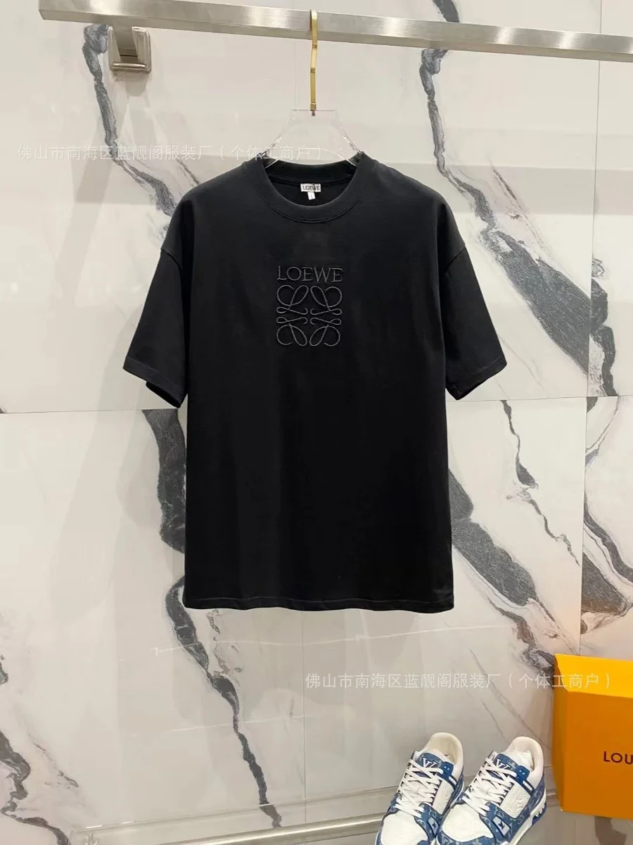 Loewe Loewe Anagram Black T-Shirt Black