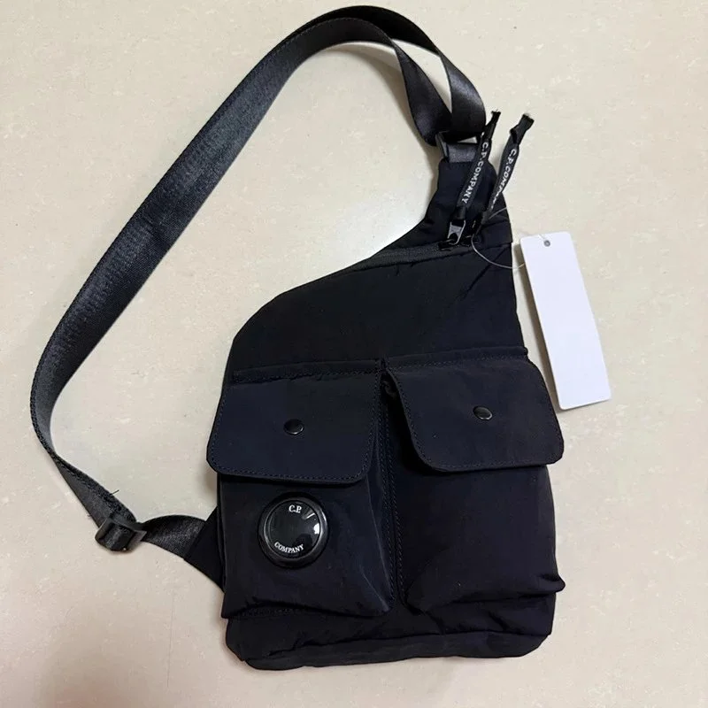 CP Company C.P. Company Black Goggle Chest Bag Black - 1