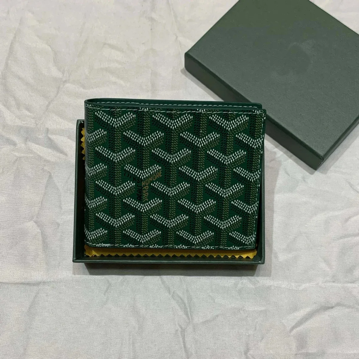 Goyard Goyard Monogram Forest Green Wallet Green - 1