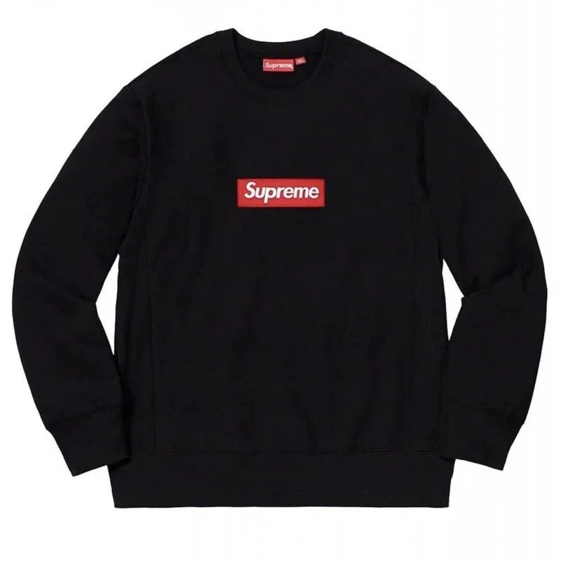 Supreme Supreme Box Logo Black Sweatshirt Black - 1