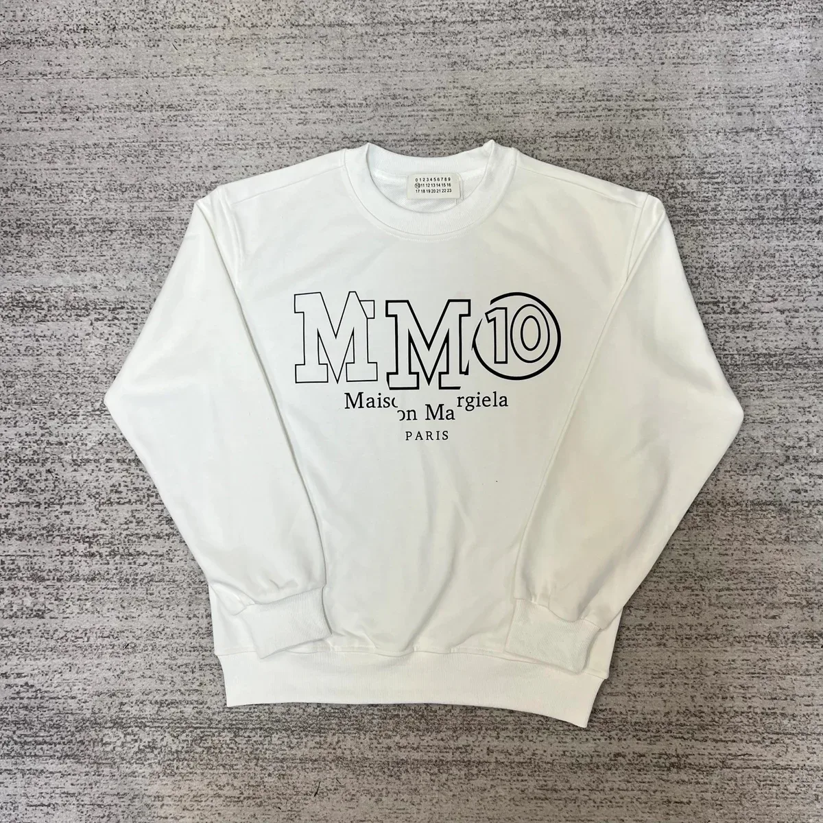 Maison Margiela Maison Margiela MM10 White Crewneck Sweatshirt White - 1