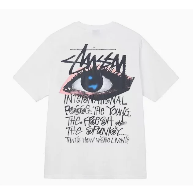 Stussy Stussy Stüssy Eye Graphic T-Shirt White White - 1