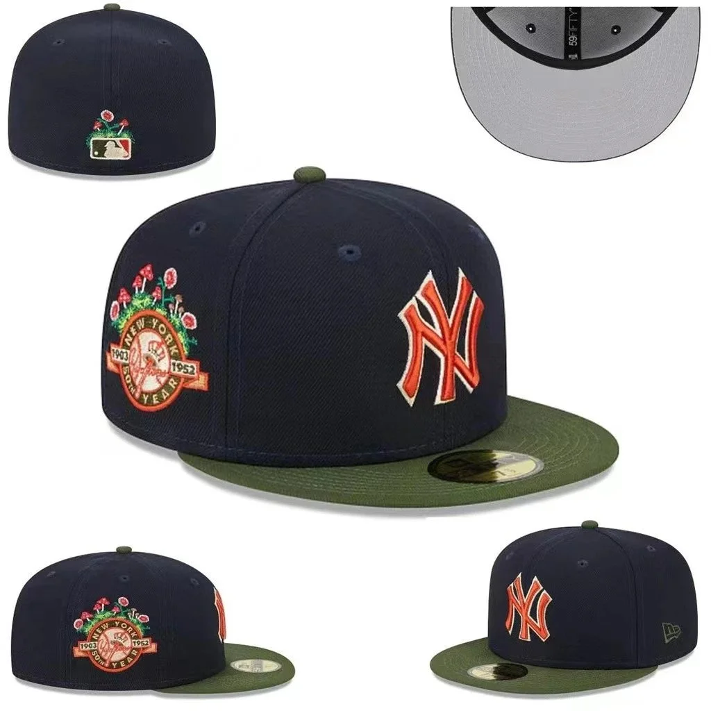 New Era New Era 59FIFTY New York Yankees Navy/Green Cap Navy - 1