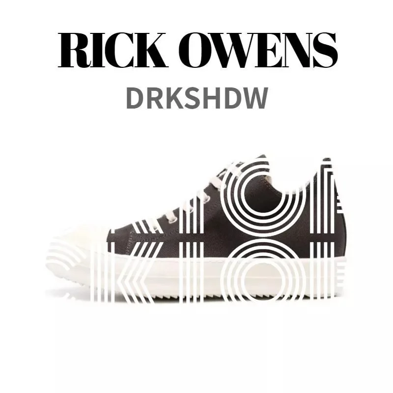 Rick Owens Rick Owens DRKSHDW Black/White Sneakers Black - 1