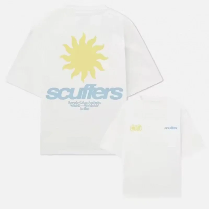 Other Scuffers White Sun Graphic T-Shirt White - 1