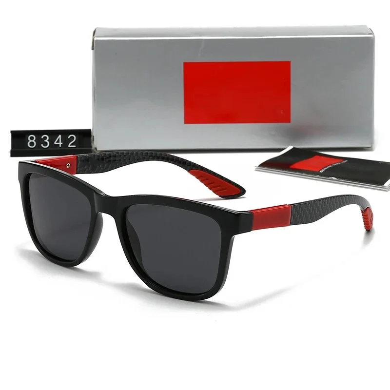 Other Unisex Polarized Sunglasses 8342-D Eyewear Black - 1