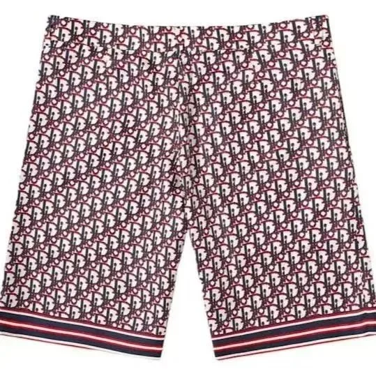 Dior Dior Oblique White/Black/Red Shorts White