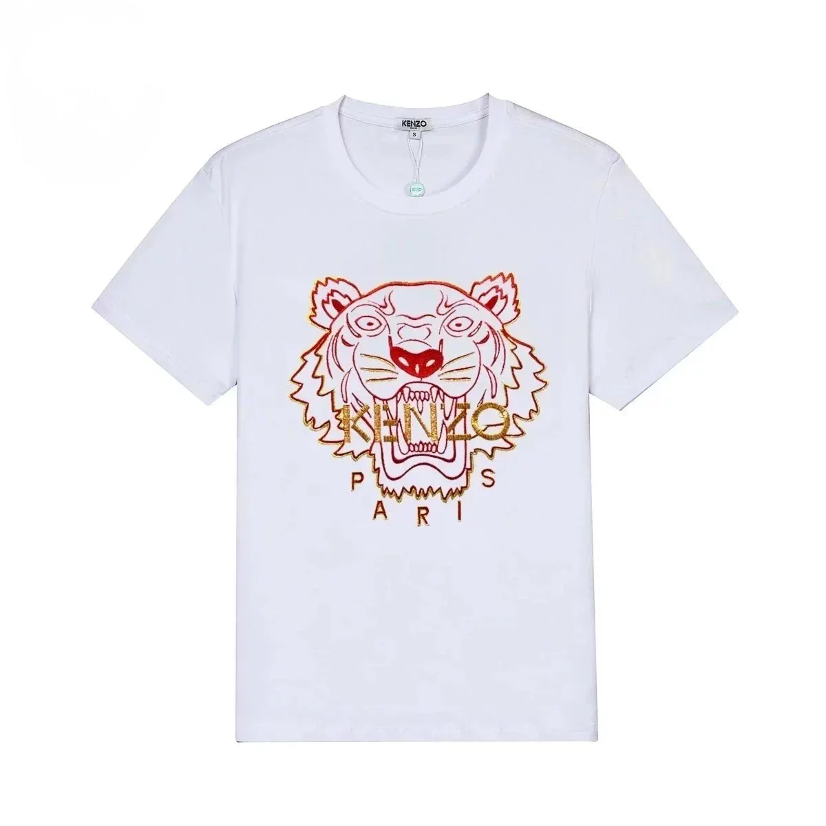 Kenzo Kenzo White Tiger Head T-Shirt White - 1