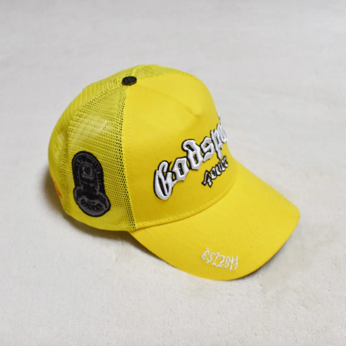 Other Godspeed Fever GS002 Pure Yellow Trucker Cap Yellow - 1
