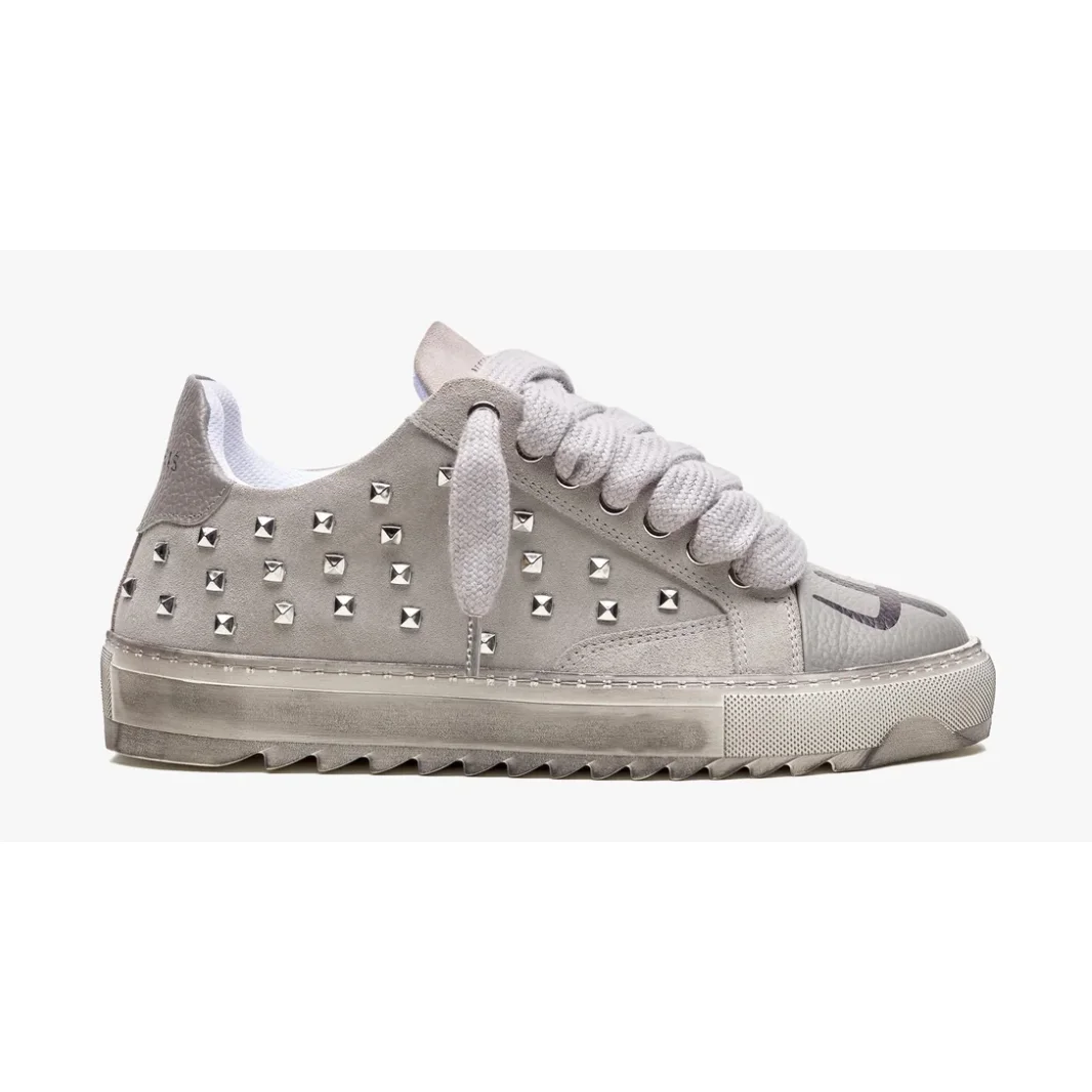 Nike Nike Silver Studded Sneakers Grey