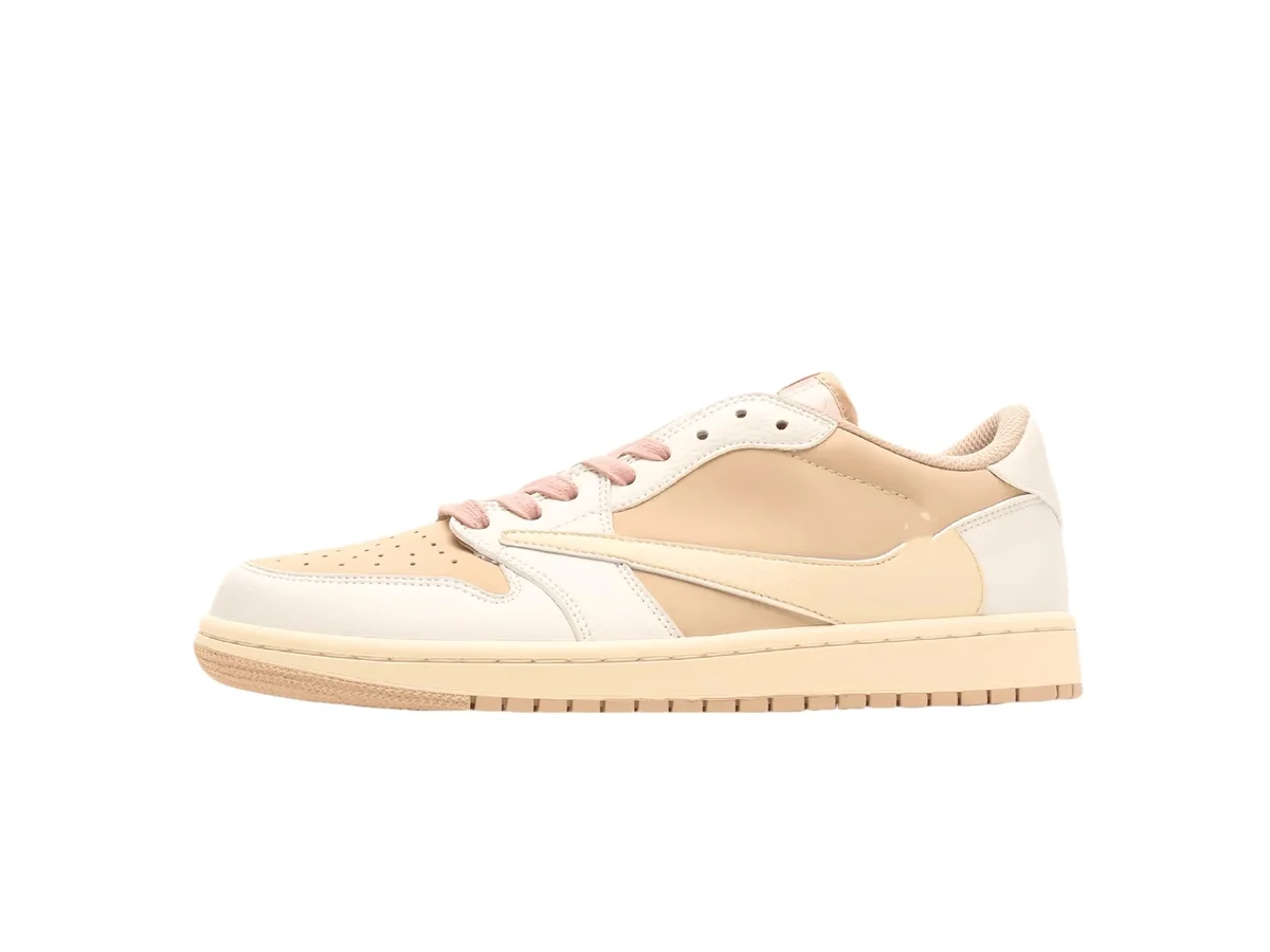 Nike Nike Air Jordan 1 Low Travis 棕粉 Sneakers Beige - 1