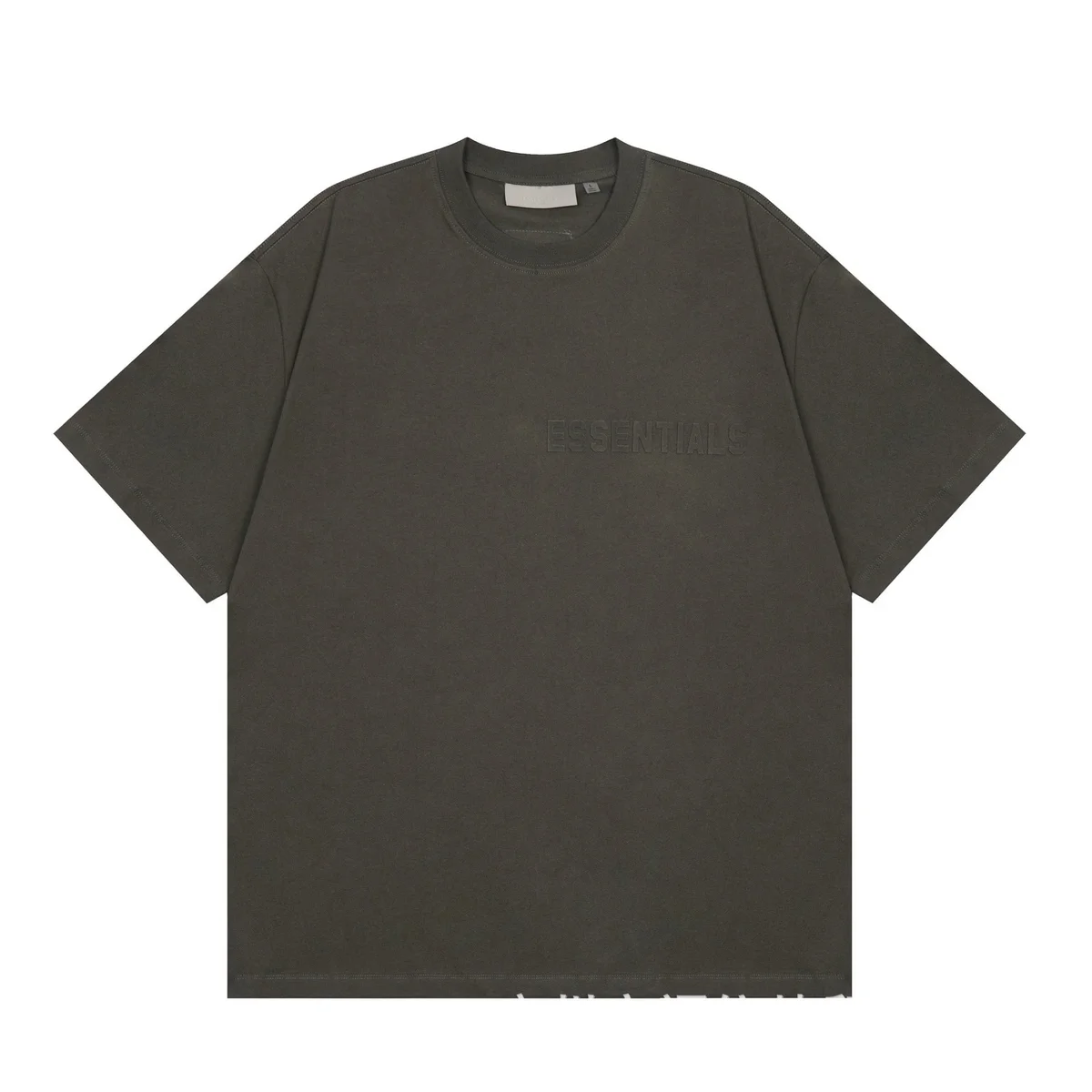 Fear of God Fear of God Essentials Oversized T-Shirt 636 Grey Black T-Shirt Grey - 1