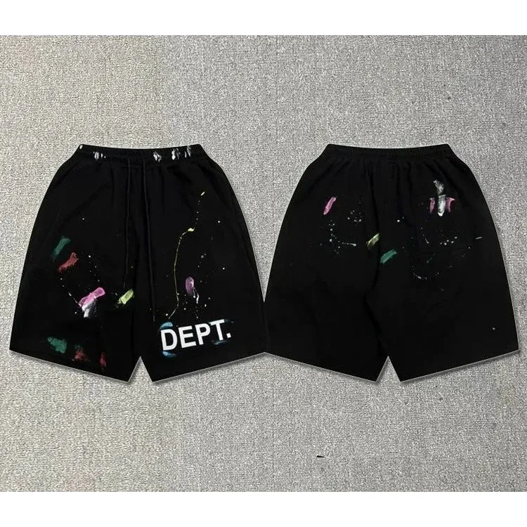 Gallery Dept. Gallery Dept. DEPT. Painted Shorts Black Casual Black - 1