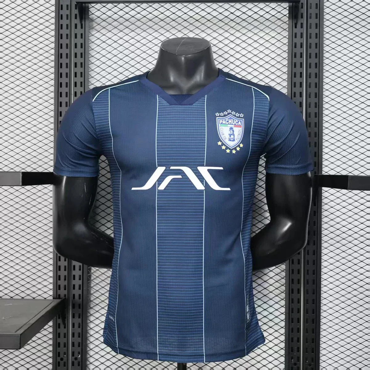 Jac Jac Pachuca 25-26 Away Jersey Blue Soccer Shirt Navy - 1