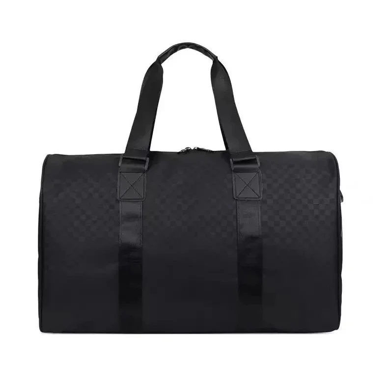 Louis Vuitton Louis Vuitton Neverfull Black Small Check Travel Bag Black