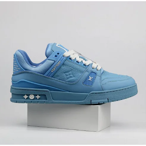 Louis Vuitton Louis Vuitton LV Trainer Sky Blue Sneakers Blue