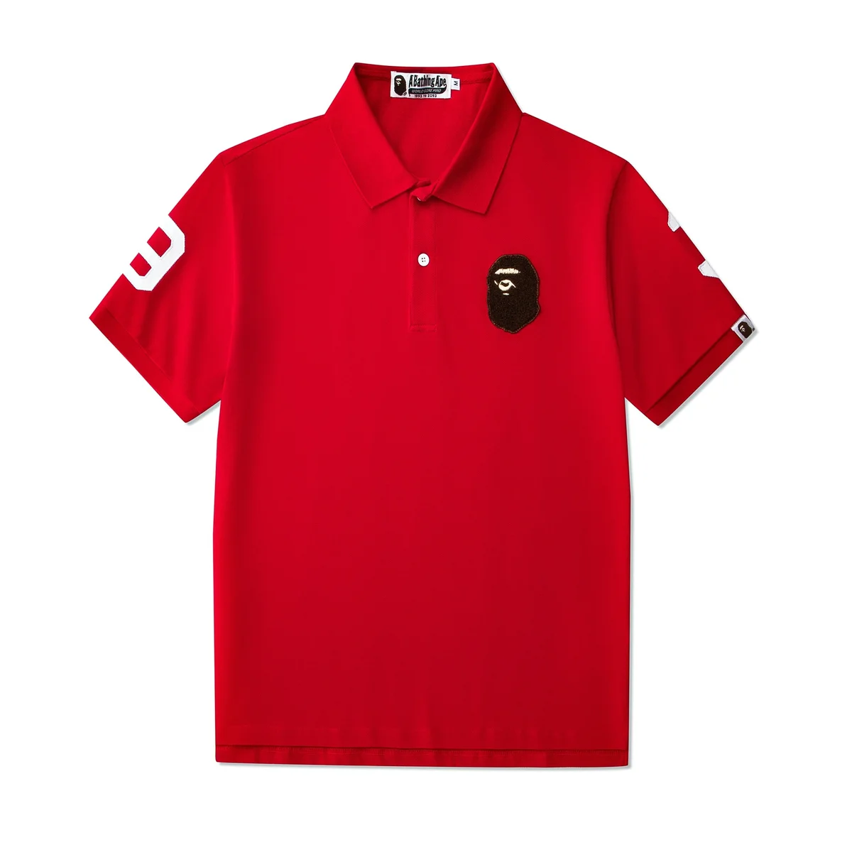 A Bathing Ape A Bathing Ape Red Polo Shirt Red - 1