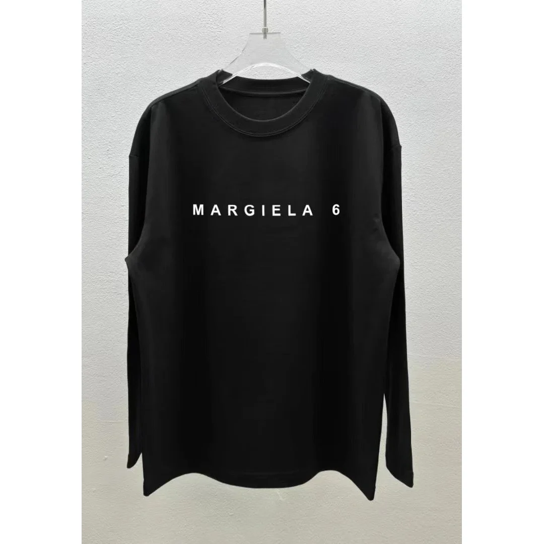 Maison Margiela Maison Margiela MARGIELA 6 Black Long Sleeve T-Shirt Black - 1