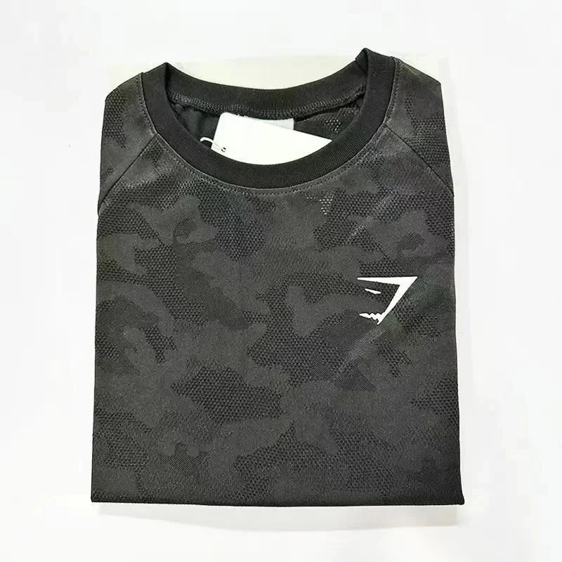 Gymshark Gymshark Black/White Mesh T-Shirt Black - 1