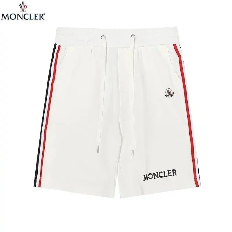 Moncler Moncler White/Red/Black Striped Shorts White