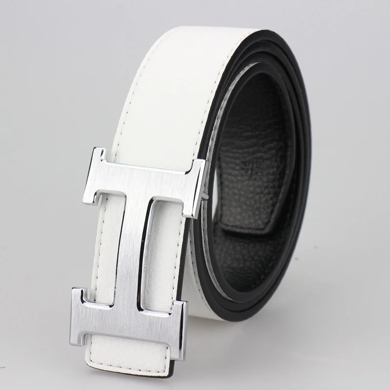 Hermès Hermès TB Monogram Leather Belt White/Silver White