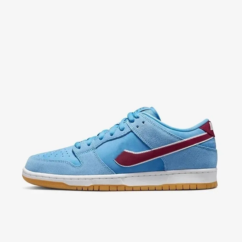 Nike Nike Dunk Low Light Blue/University Red Sneakers Blue - 1