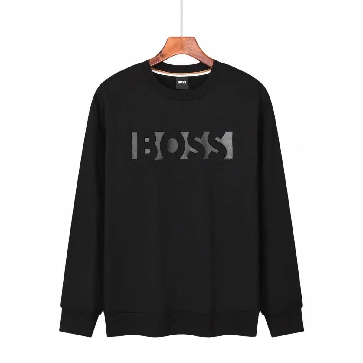 Hugo Boss Hugo Boss BOSS Logo Black Sweatshirt Black - 1