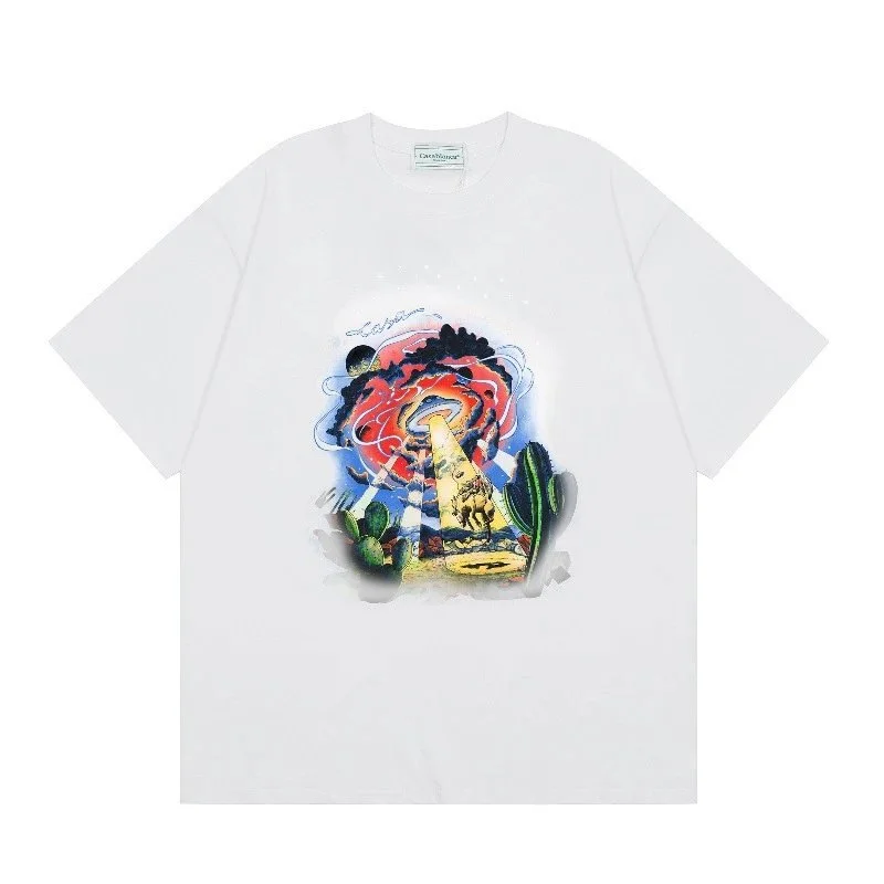 Other Unisex White Space Design T-Shirt White - 1