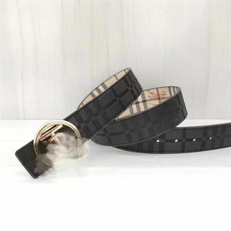 Fendi Fendi Iconic FF Logo Belt Black Leather Black