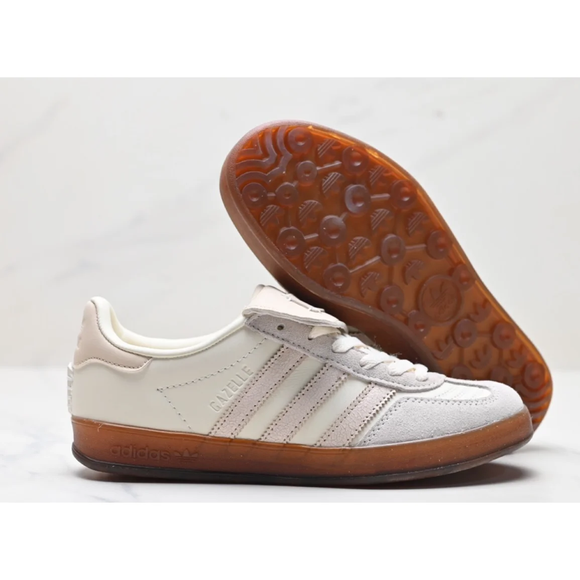 Adidas Adidas Gazelle Sail/Team Brown Sneakers Beige - 1