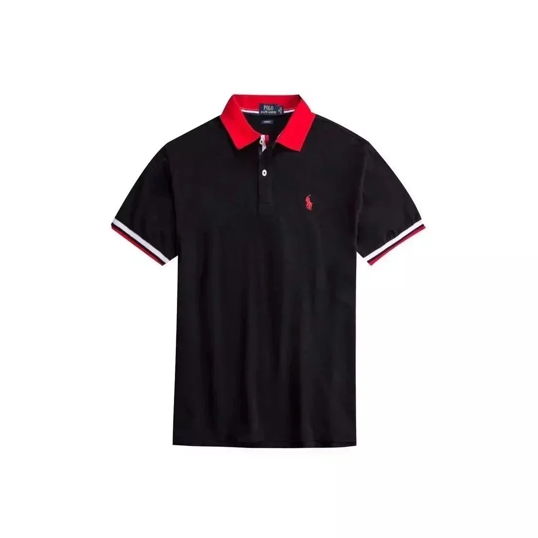 Polo Ralph Lauren Polo Ralph Lauren Classic Logo Black & Red Polo Shirt Black - 1