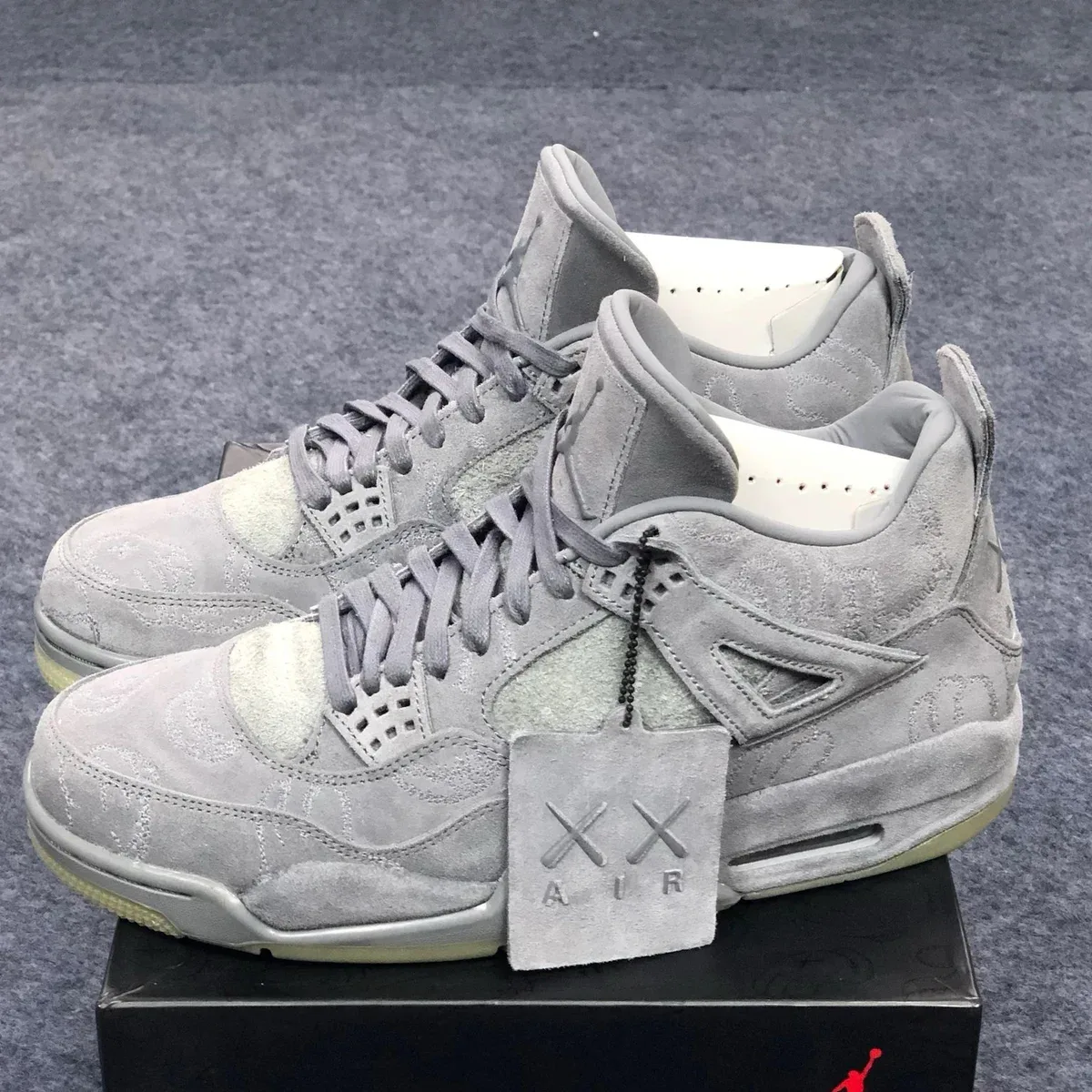 Nike Nike Air Jordan 4 KAWS Gray Sneakers Grey - 1