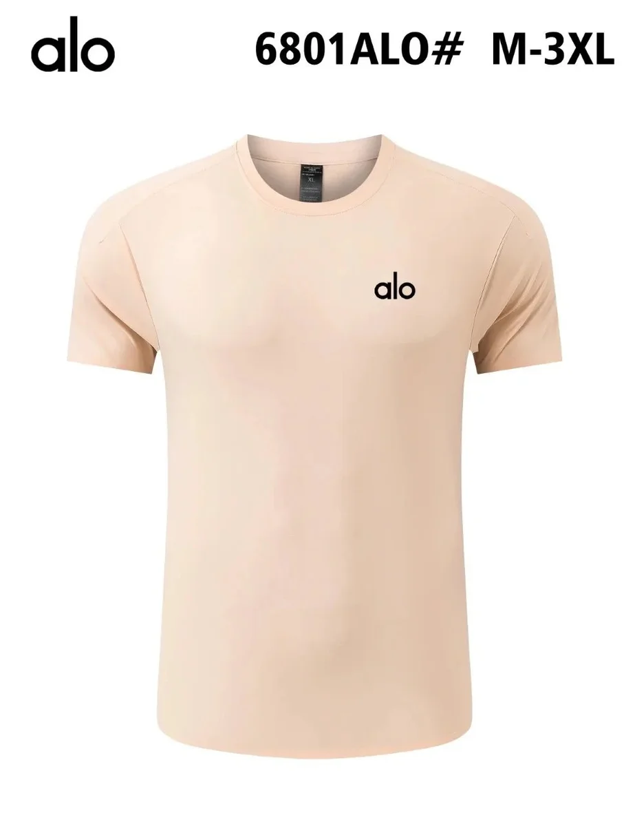 Alo Yoga Alo 6801ALO# Meat Pink T-Shirts Pink - 1