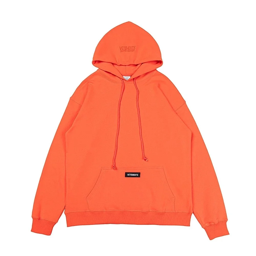 Vetements Vetements Vibrant Orange Hoodie Orange - 1