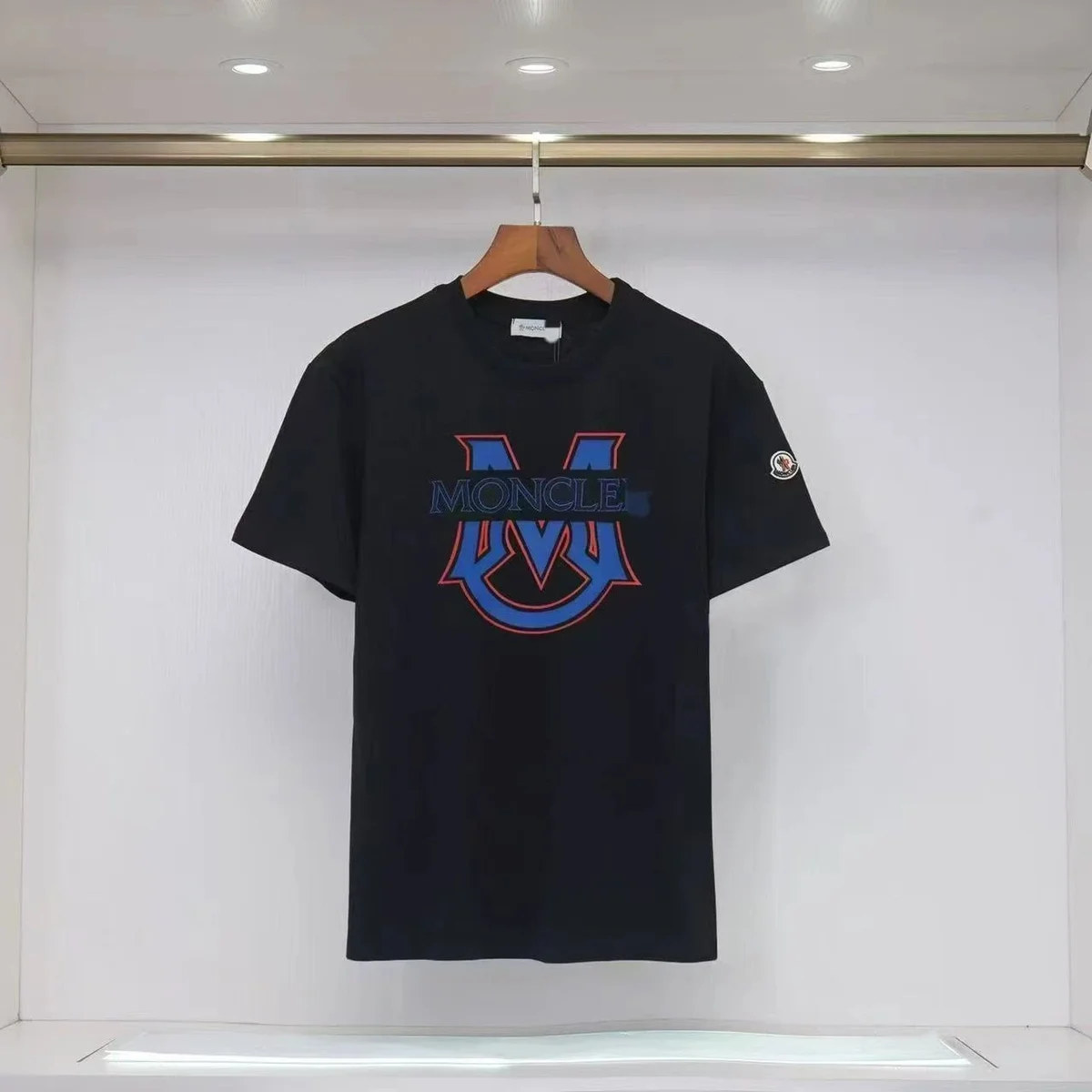 Moncler Moncler Logo T-Shirt Black Black