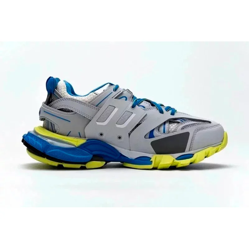 Balenciaga Balenciaga Track.3.0 Triple S Grey/Blue/Yellow Sneakers Grey