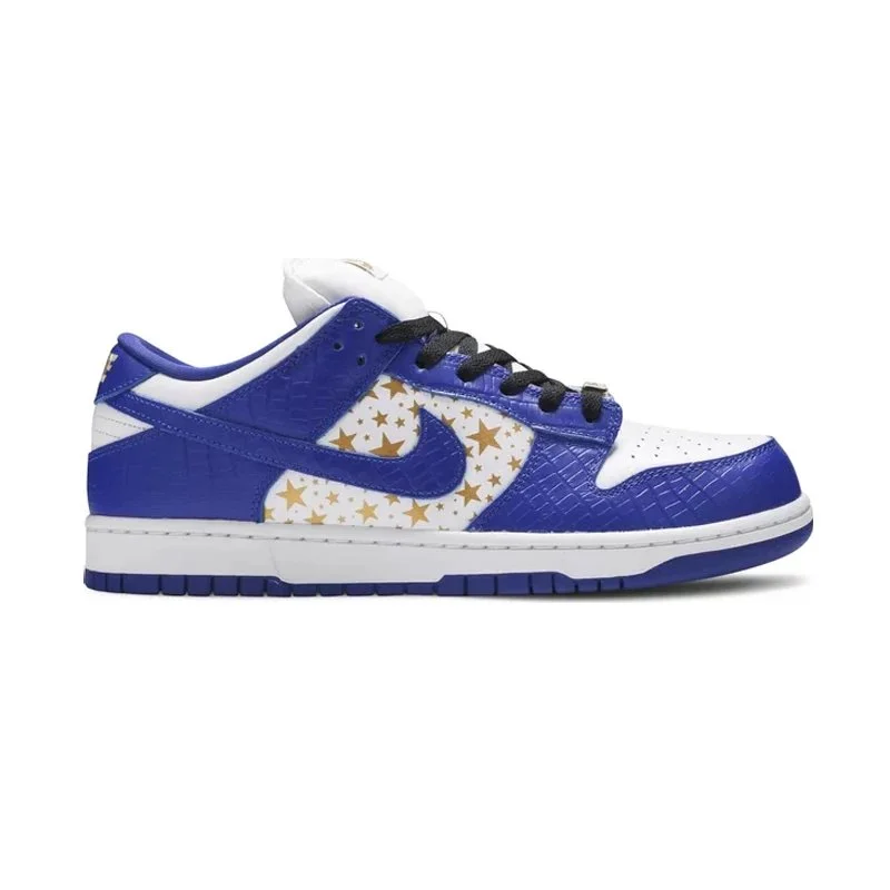 Nike Supreme x Nike Dunk Low Royal DH3228-100 Sneakers Blue - 1