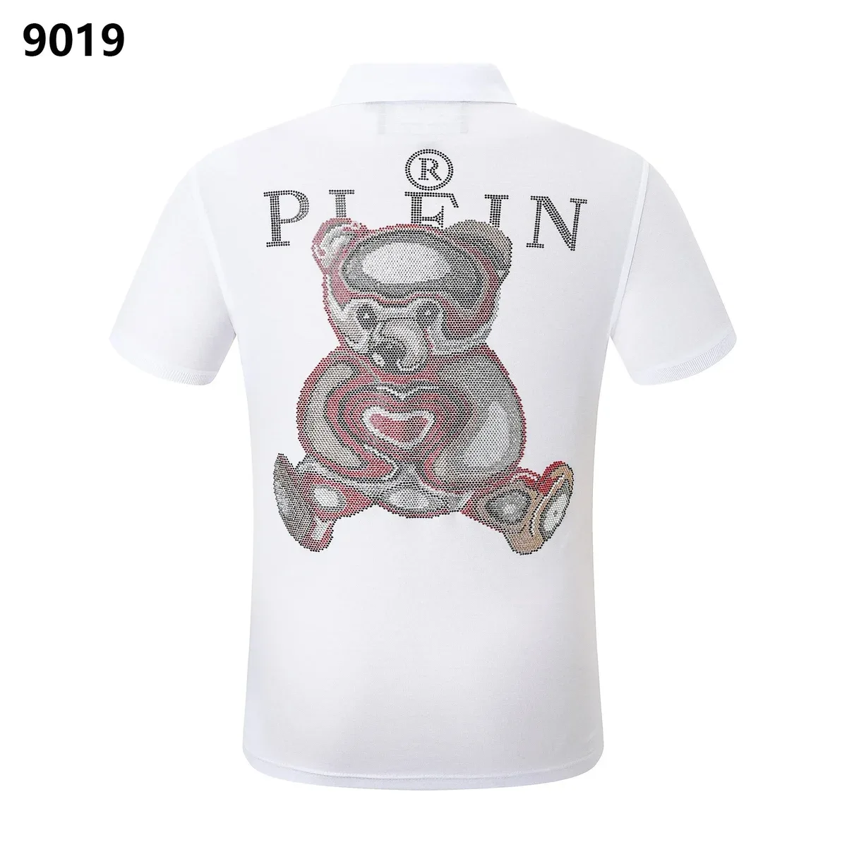 Philipp Plein Philipp Plein Plein 28 White Teddy Bear Polo Shirt White - 1