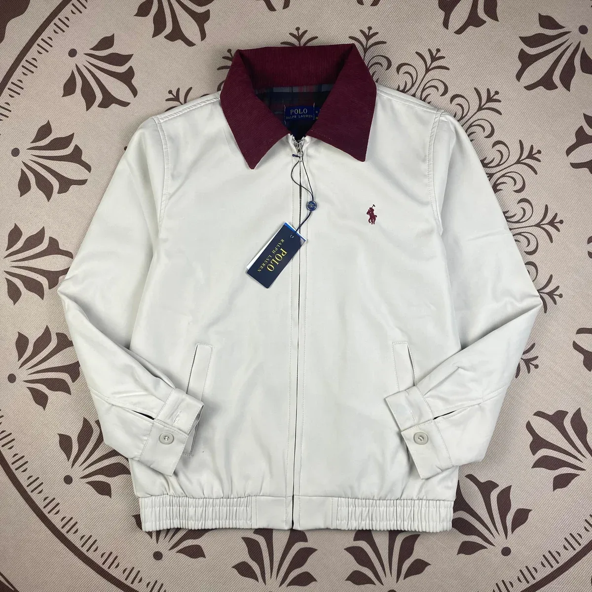 Polo Ralph Lauren Polo Ralph Lauren Classic Logo White Zip-Up Jacket White